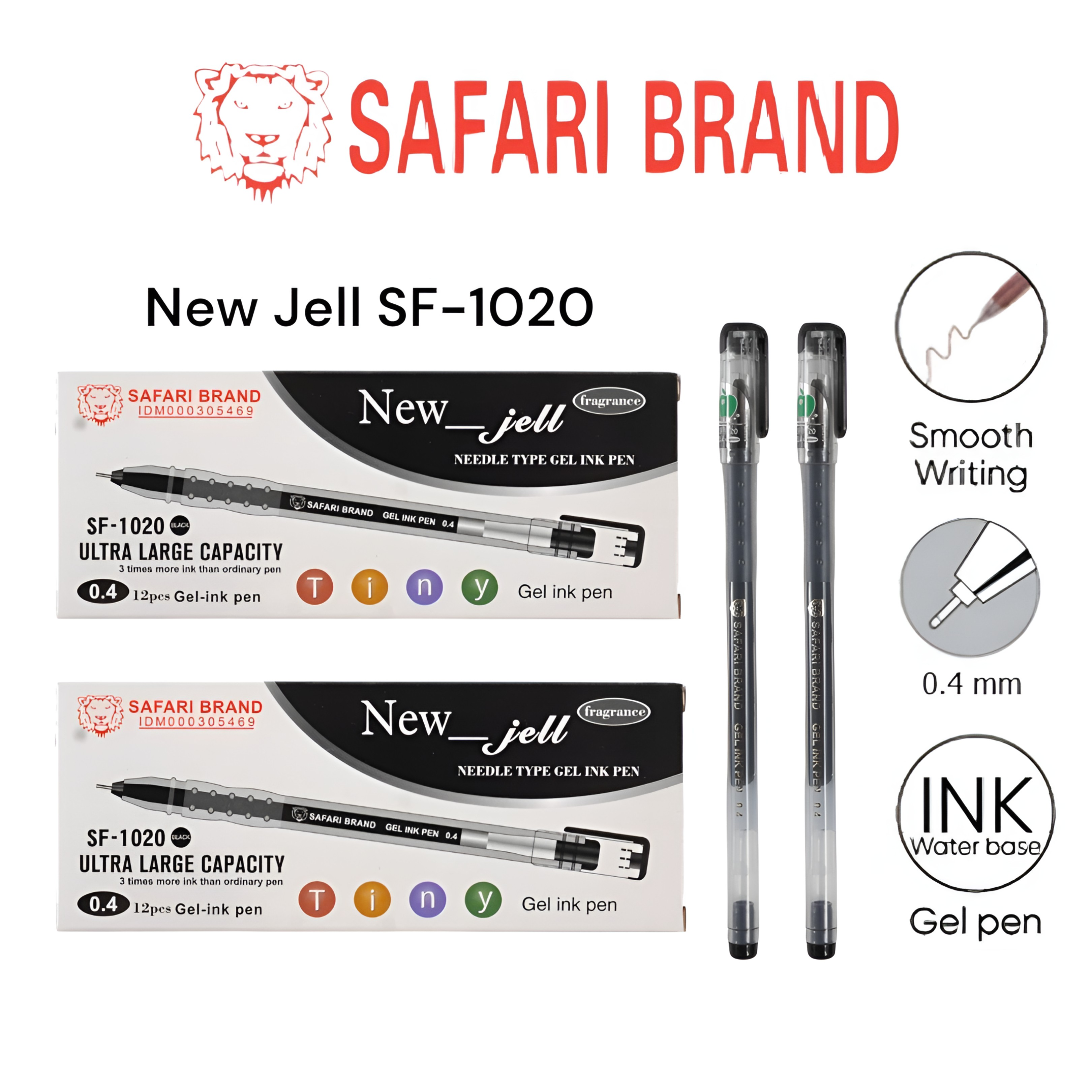 SAFARI SF-1020 Bolpoin Pena Gel
